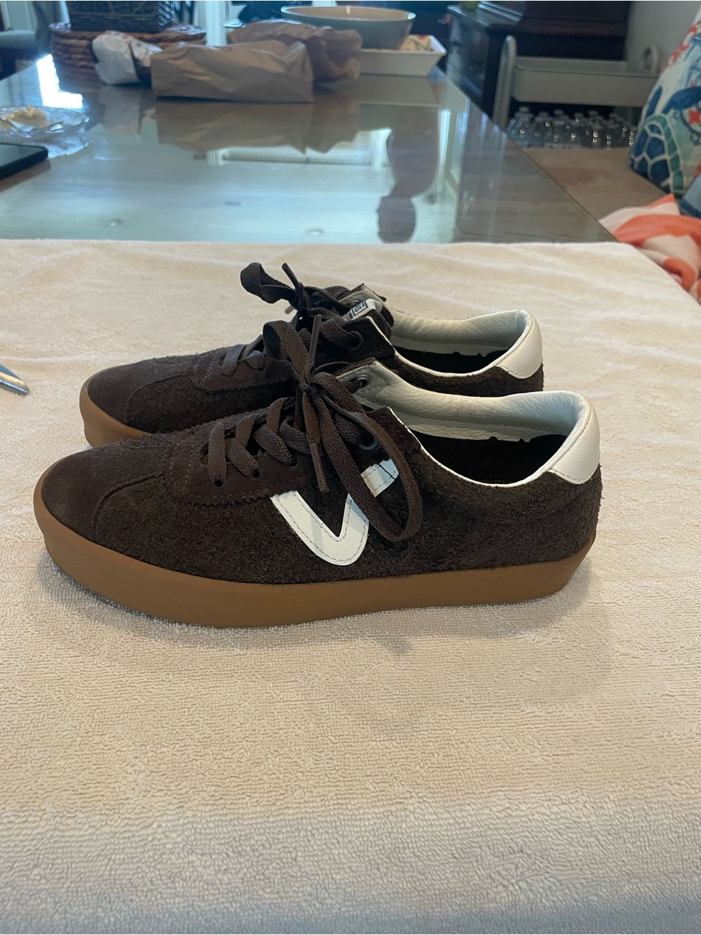 Vans Brown Suede Sneakers
